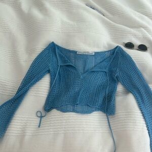 reversible crochet beach top